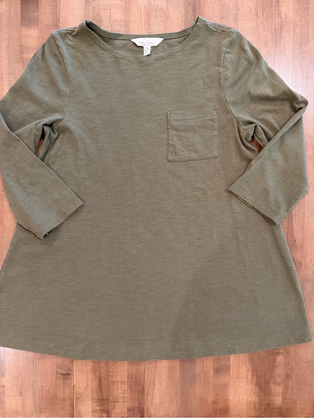 Seasalt Cornwall Tregonning 3/4 Sleeve Top
